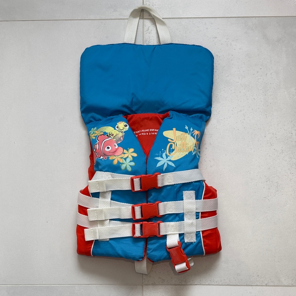 Infant Life Jacket with Finding Nemo Design
